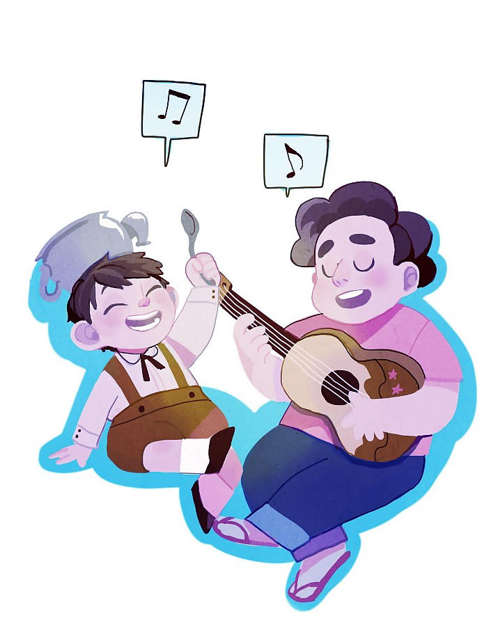 Steven from Steven Universe, Greg from OTGW they have a gift for music... ▶0.5