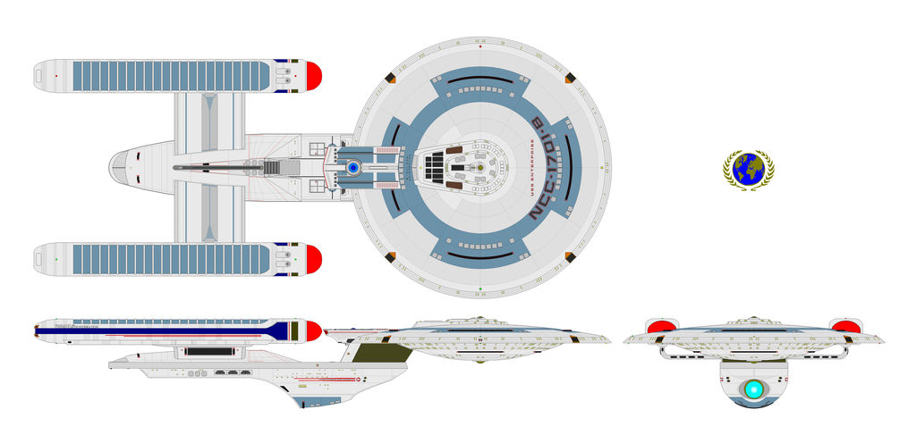 UEF USS Enterprise B by nichodo