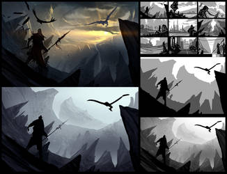 Painting Environment Concepts In No Time! by SoldatNordsken