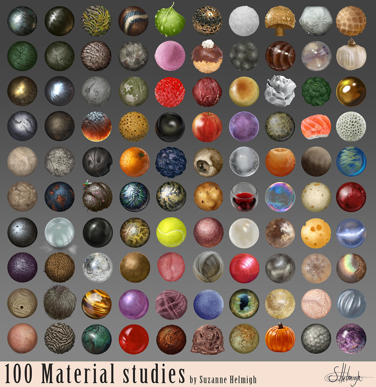 Material studies. by Suzanne-Helmigh