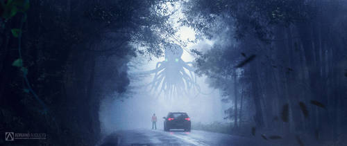 Stranger Things - The Road is Closed by adrianoampb