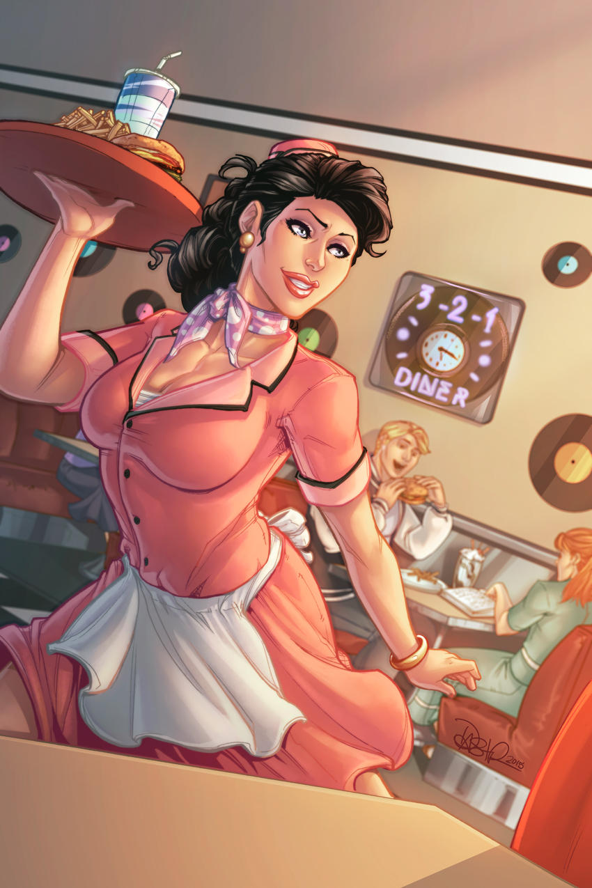 3-2-1 Diner Pinup by DStPierre