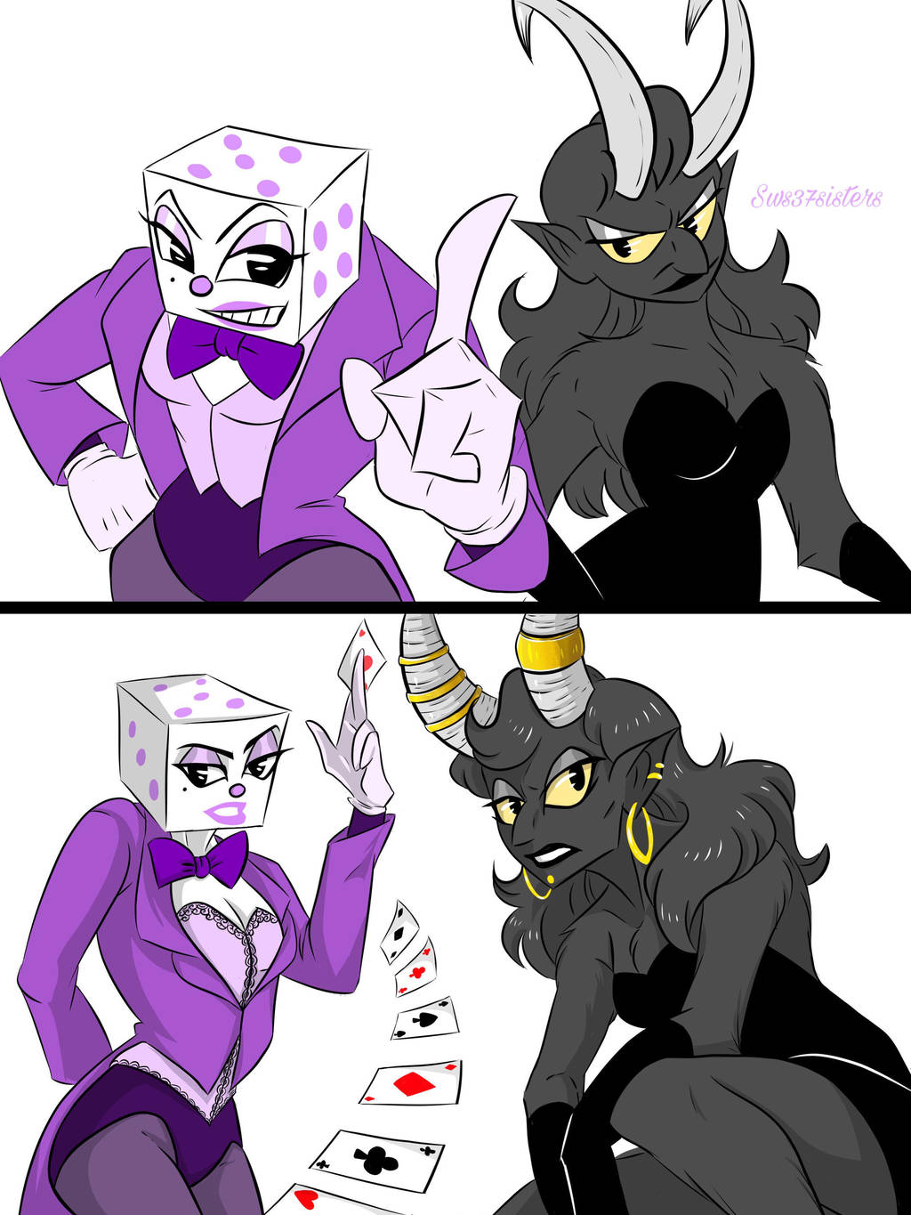 Queen dice and the devil ( Lucy ) by narutowarriorsoc on DeviantArt