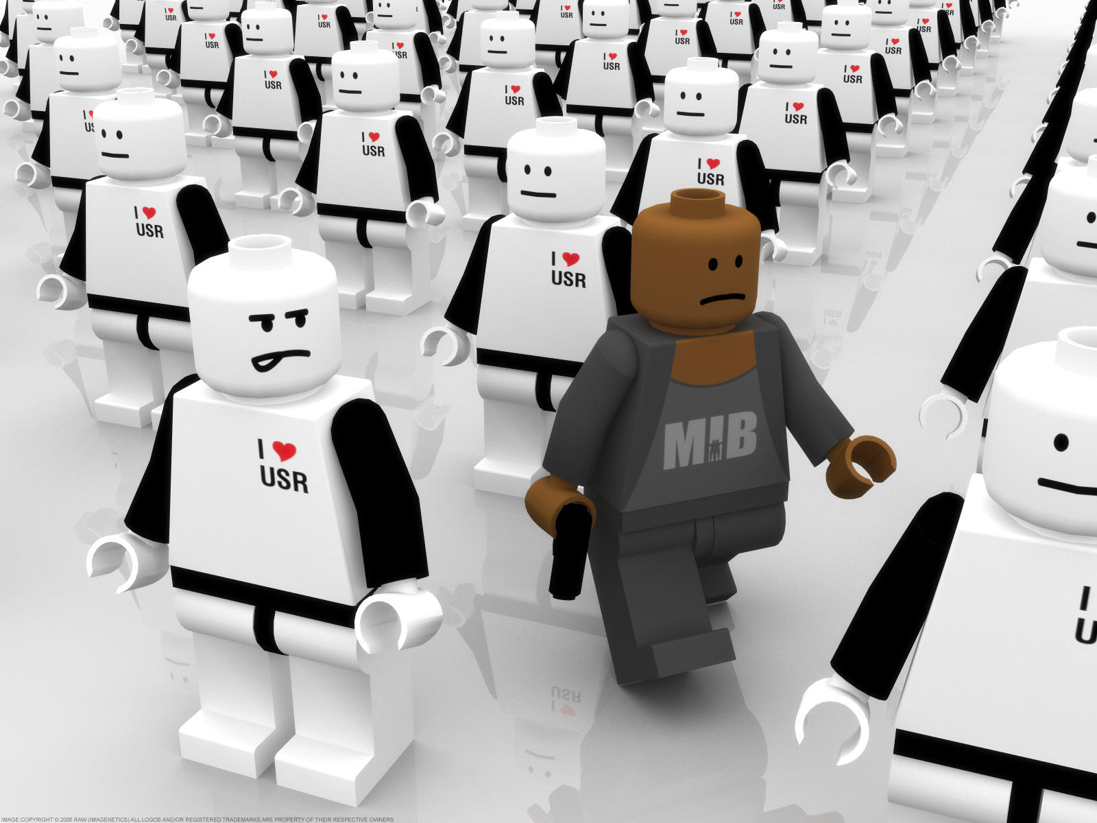 I, Robot - LEGO version by rawart