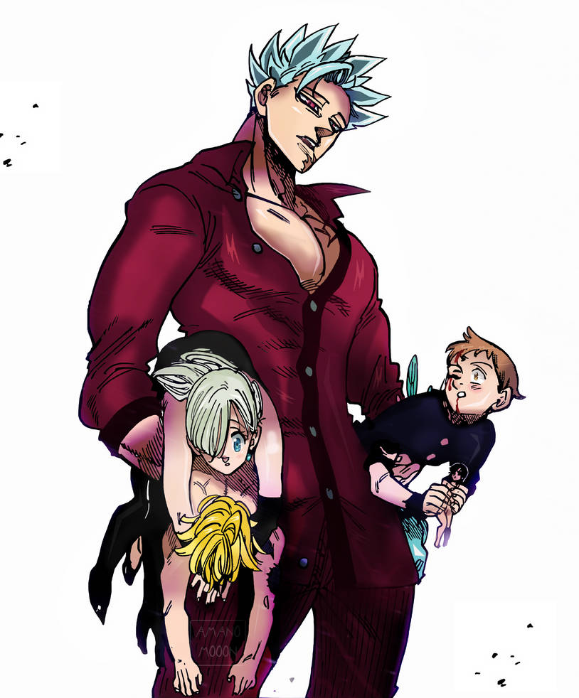 Nanatsu no Taizai The Seven Deadly Sins Manga Colo by Amanomoon on