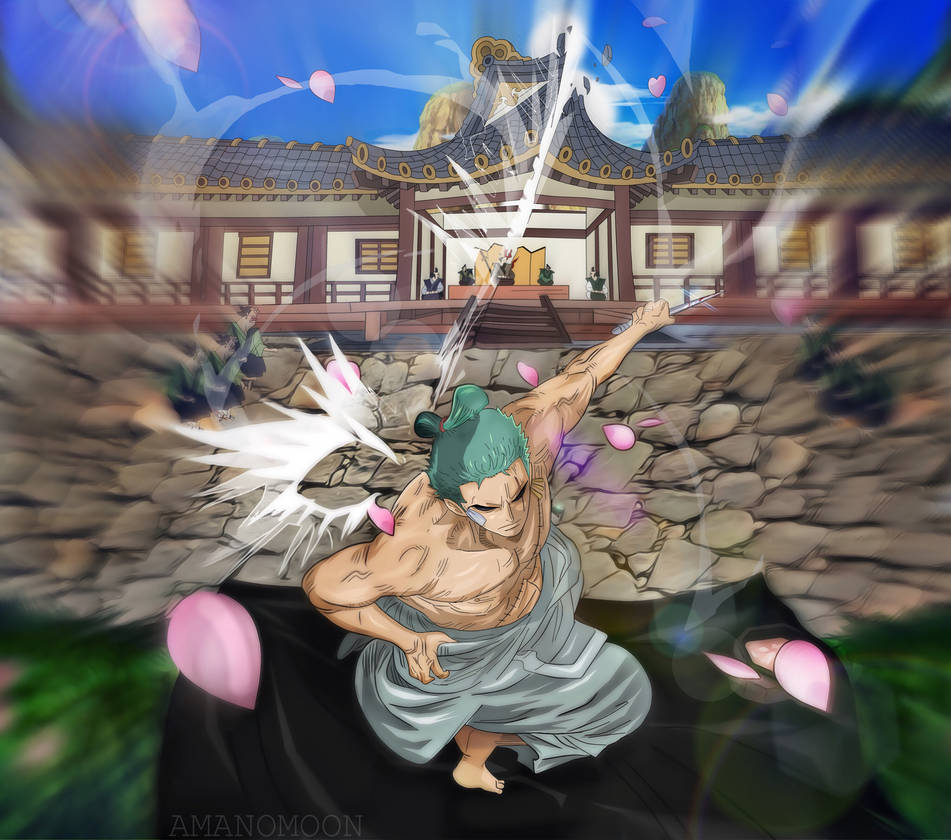 One Piece 909 Zoro Cut Zorojirou Wano Kuni Colors By Amanomoon On