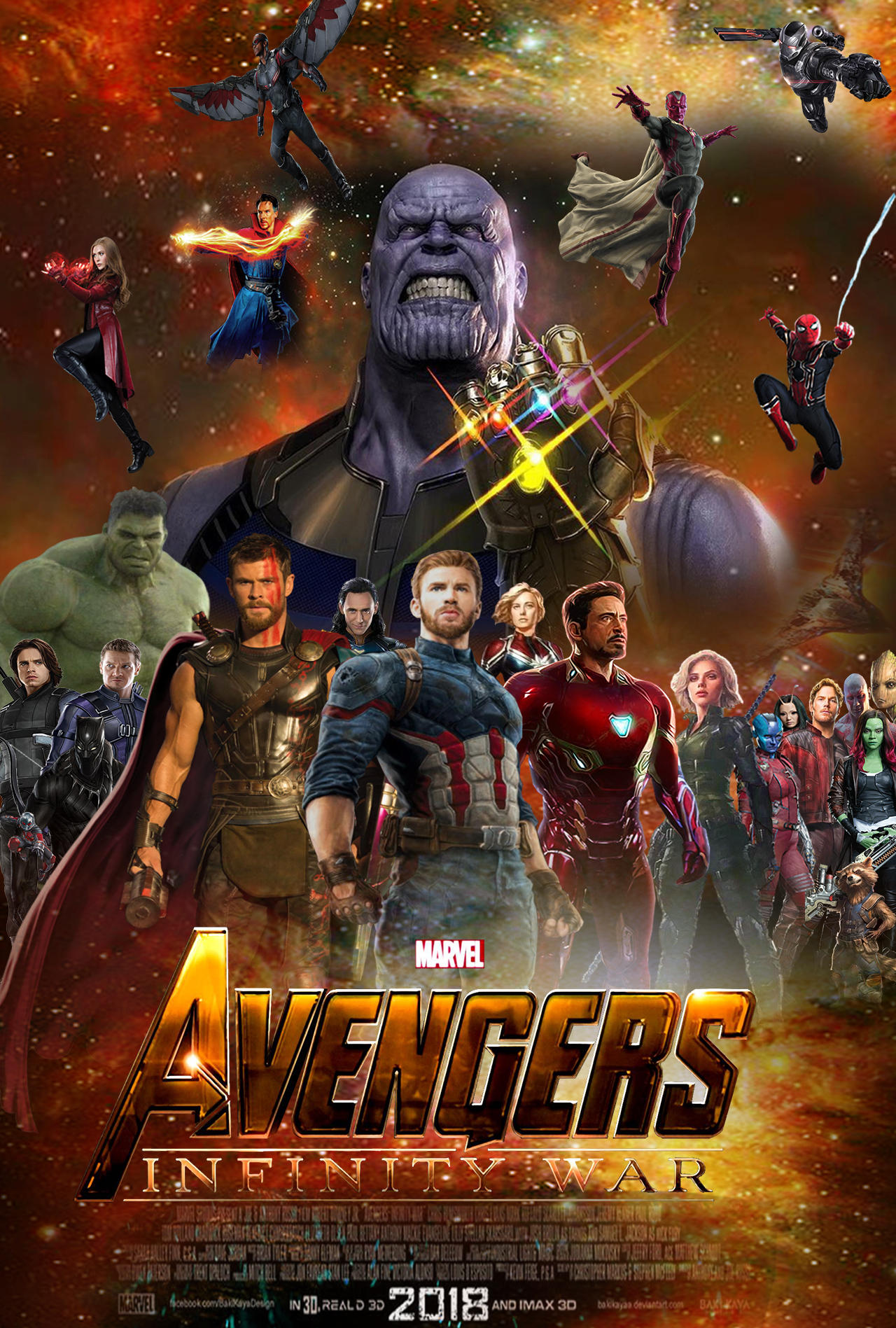 Avenger Infinity War Vostfr Avengers: Infinity War Poster concept by The-Dark-Mamba-995 on DeviantArt