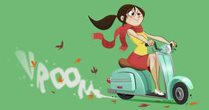 Scooter Girl by MichaelBills