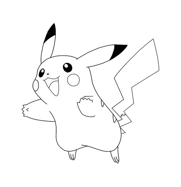 Free Pikachu Template by BehindClosedEyes00 on DeviantArt