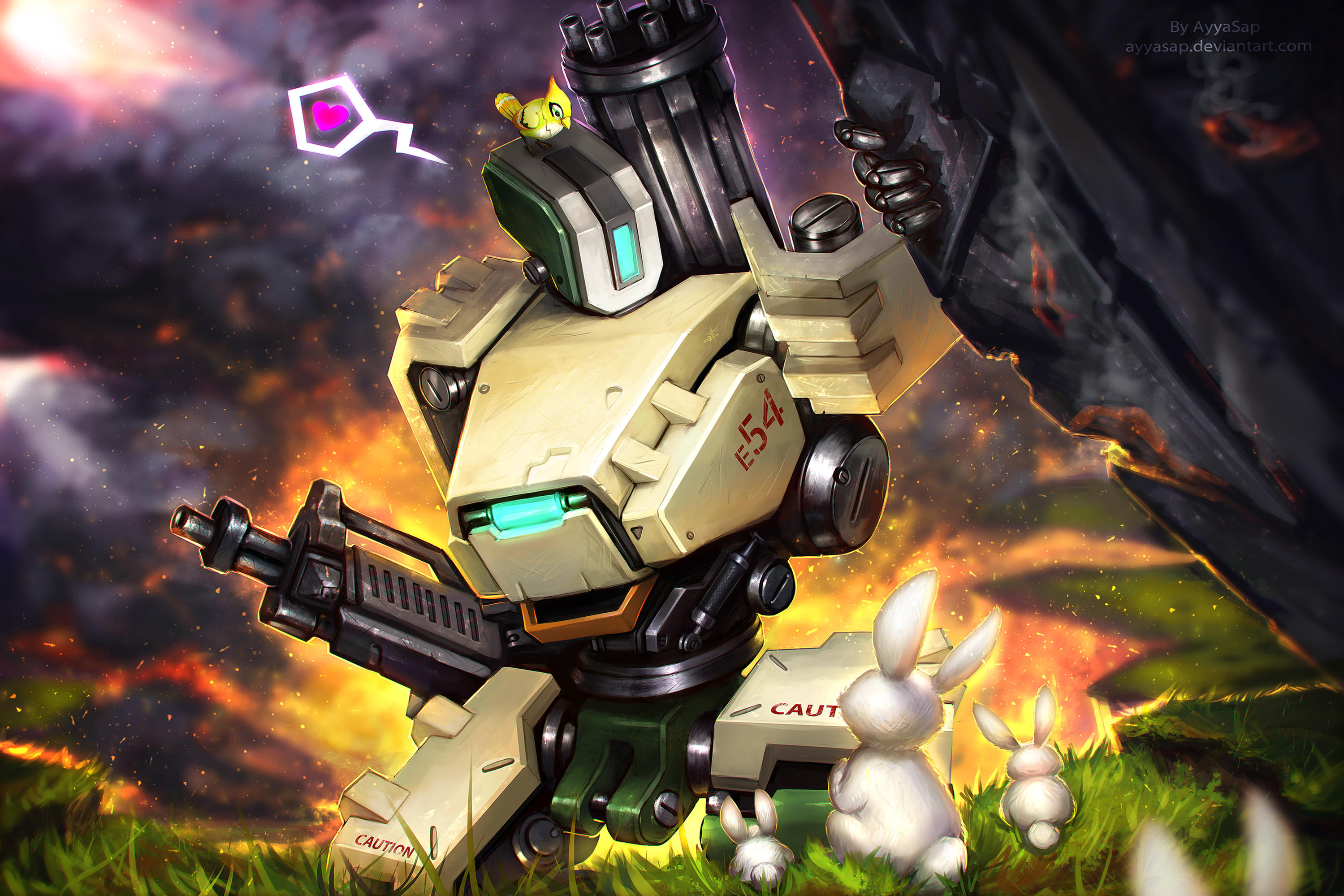 Bastion Commission by DeviantArt for BLIZZARD by AyyaSAP