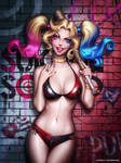 03/5/ Harley Quinn bikini /redraw/ by AyyaSAP