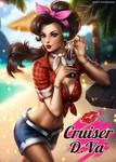Cruiser DVa PinUp (Overwatch) by AyyaSAP
