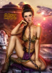 Slavegirl Leia by AyyaSAP