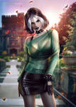 Rogue ( X-Men Evolution ) by AyyaSAP