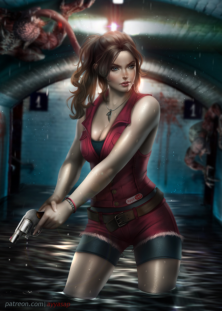 Ayya Sap Claire Redfield Licker resident Evil Resident Evil 