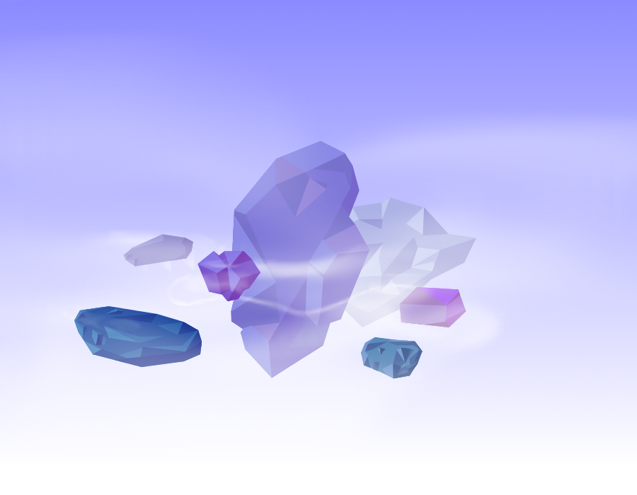 Daily81 - Floaty rocks of daily's end by RetSamys Daily81 - Floaty rocks of daily's end by RetSamys