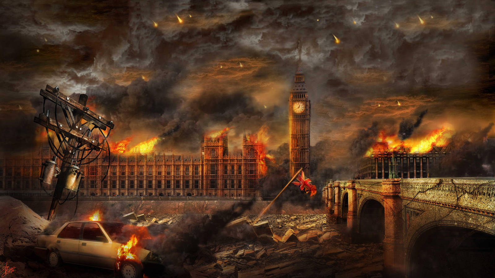 London in Ruin by IndigoFlamingo
