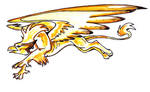 Griffin in Flight by SummerJackel