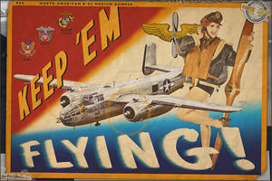 Aviation Pinups - B-25 Mitchell by warbirdphotographer