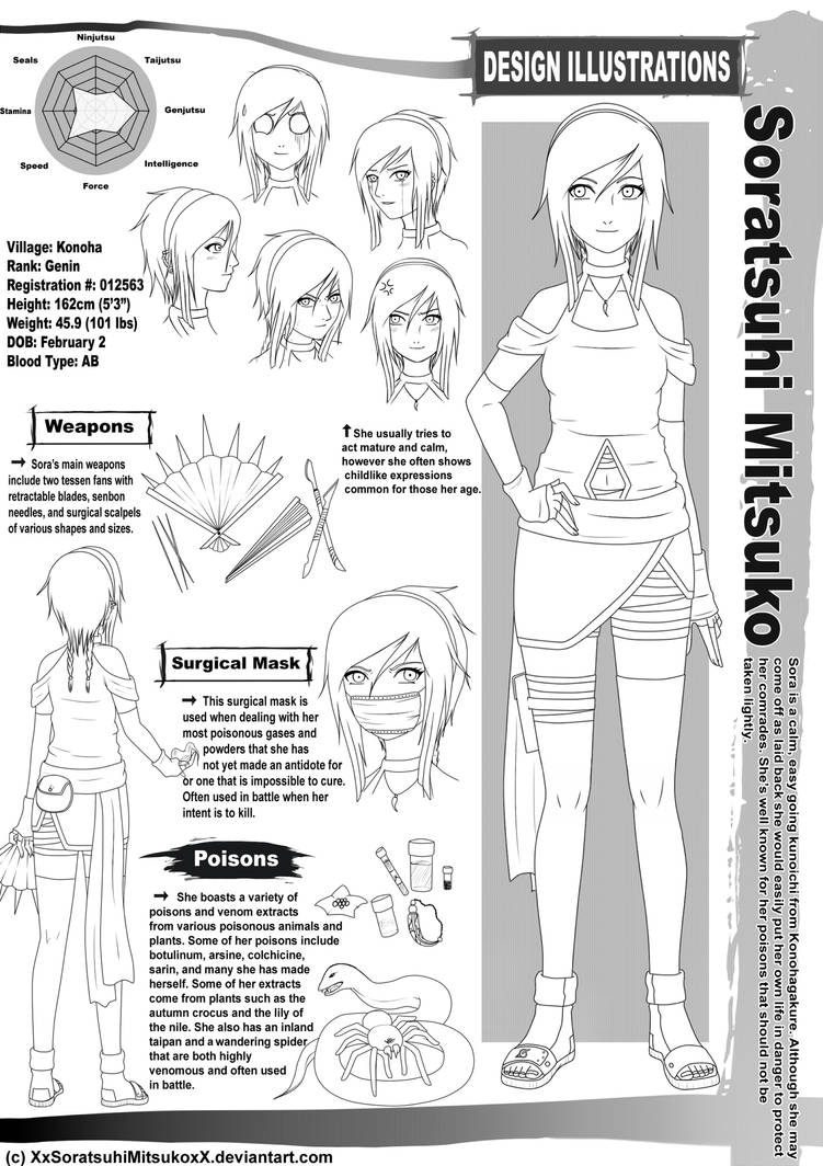 Naruto OC concept art Sora by XxSoratsuhiMitsukoxX on