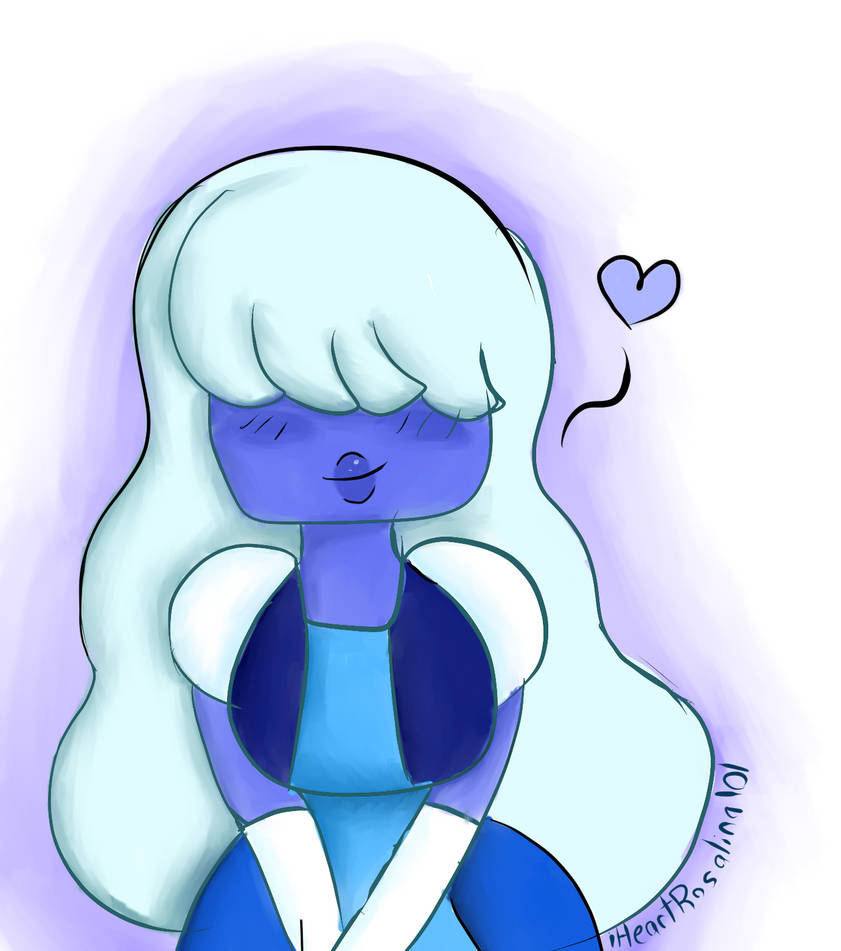 Have I ever mentioned that Sapphire is one of my favorite gems in Steven Universe? She's so pretty and chill, which explains the calm, quiet side of Garnet.  I've recently realized how mu...