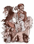 Heroes of Kalevala by jjnaas