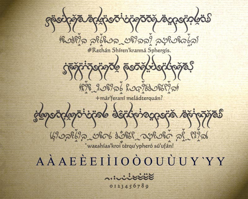 Elven Runes by Mangalore