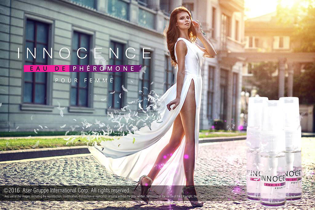 Innocence XS Variant 1 - Pheromone Spray Banner by idlebg