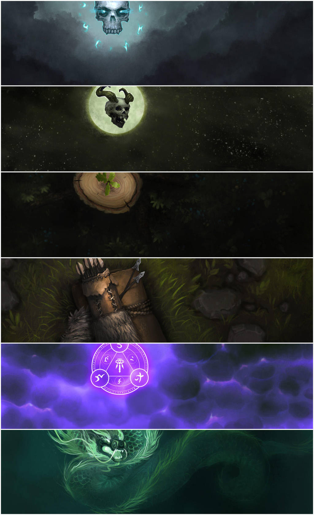 World of Warcraft Class Headers for RaiderIO by jezebel