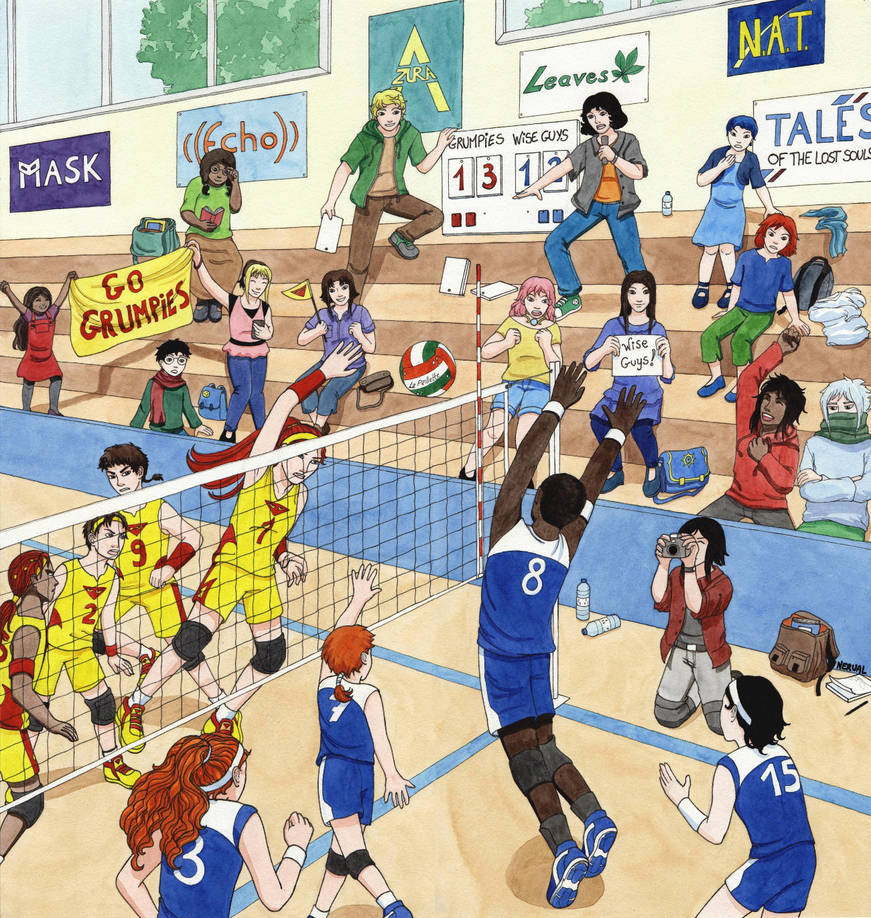 Volleyball BD et Paillettes by Neruall