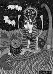 Girl in a Boat in Autumn by bethywilliams