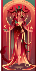 Serqet ~ Egyptian Gods by Yliade