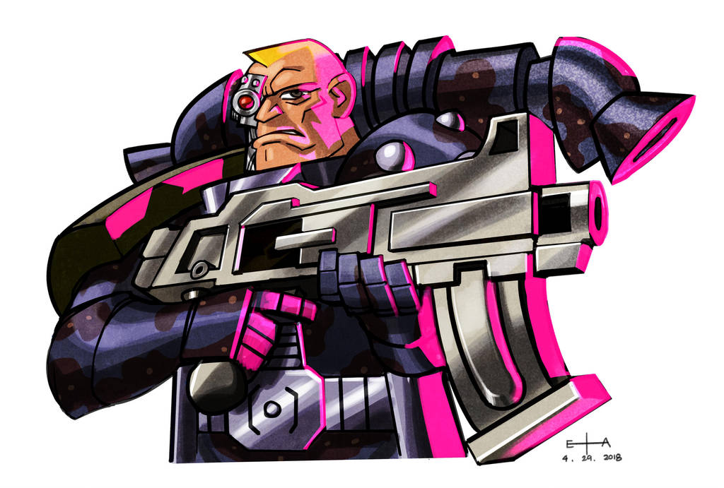 Executioner(Rogue Trader 40k) by earltheartist