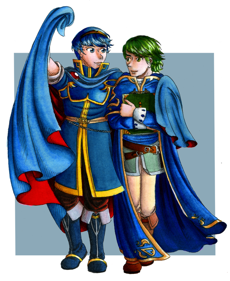 Two boyfriends in the wind - Fire Emblem by Nijichan