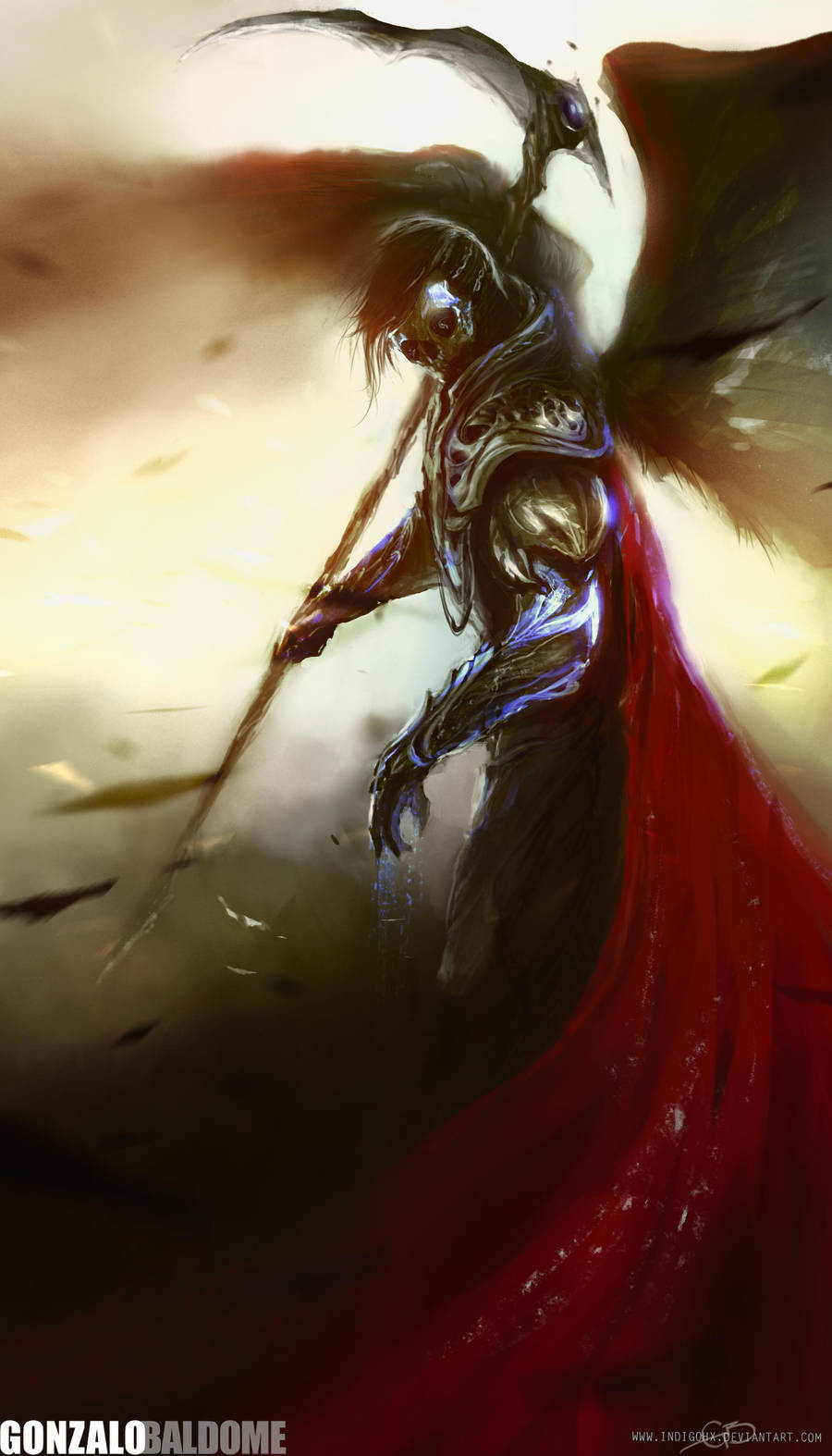 Angel of death by Indigohx