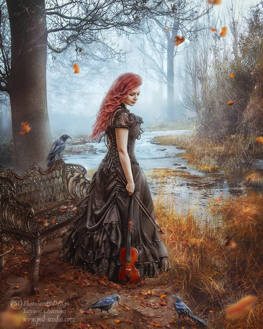Forgotten in fall by TatyanaChe