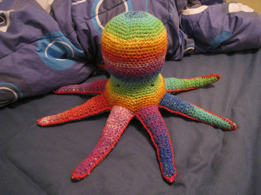 My Octopus is a Rainbow by skookyspry