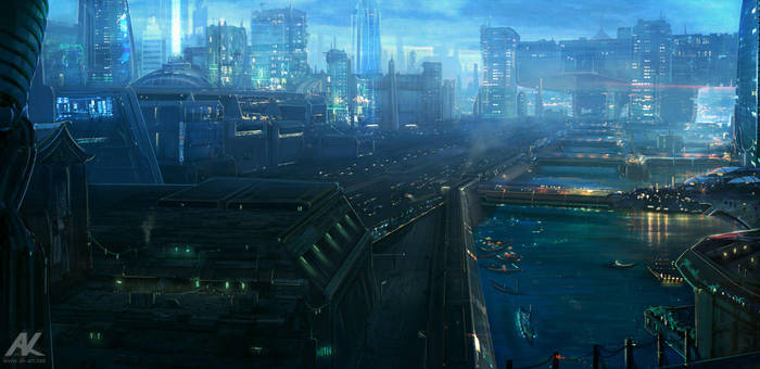 Bridge City by adamkuczek