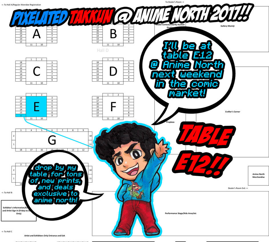Anime North 2017 Comic Market By Pixelated Takkun On Deviantart