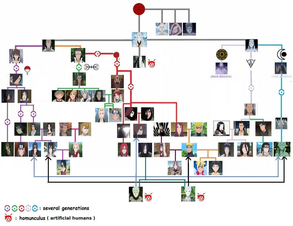 NARUTO - family tree by KallyxMansion55 on DeviantArt