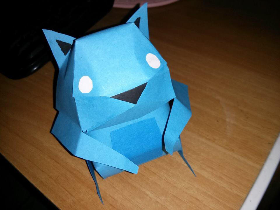 Papercraft Squirrel by rith-sv