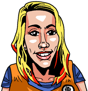 Super Saiyan Youtube Lady by darkchapel666 Super Saiyan Youtube Lady by darkchapel666