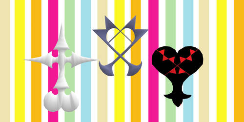 Kingdom Hearts emblems - Download by YamiSweet