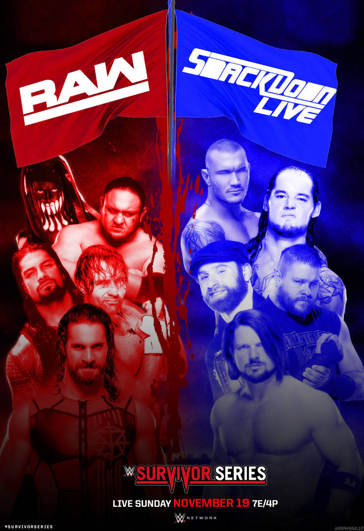 WWE Survivor Series 2017 Custom Postermade by me by MrPHENOMENAL15 on