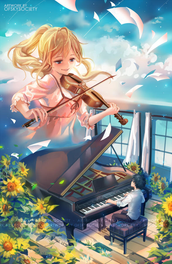 Your Lie in April by ofSkySociety