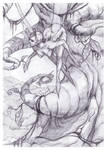 the tree - pencil by DanielaUhlig