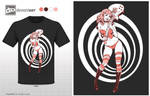 t-shirt design - girl with guitar by DanielaUhlig