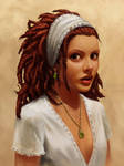 portrait of a girl III by DanielaUhlig
