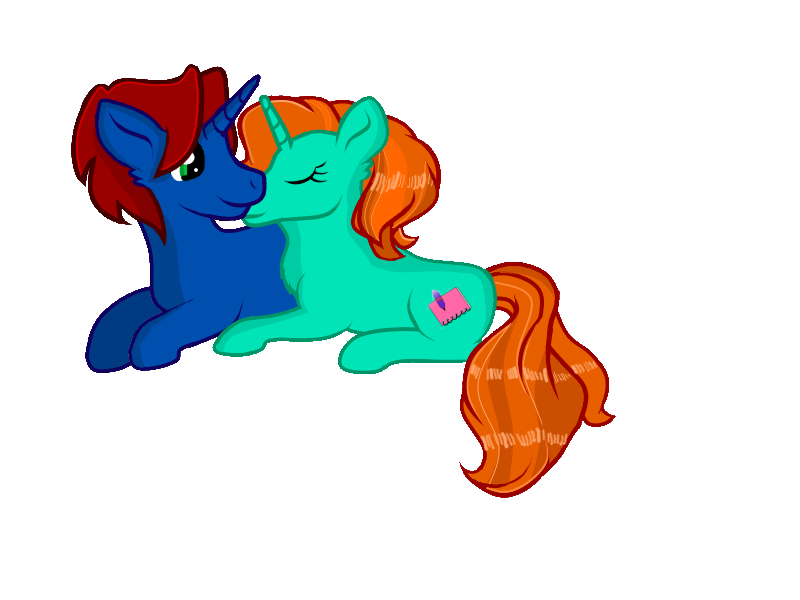 a cute couple (Commission) by FlakyPorcupine1989 a cute couple (Commission) by FlakyPorcupine1989