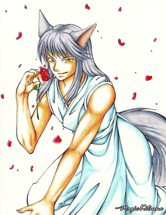 The Silver Fox by MagicKitsune